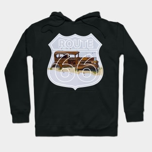 1932 Car along Route 66 in the Petrfied Woods National Park- WelshDesigns Hoodie